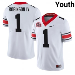 White Ellis Robinson IV #1 Georgia Youth Football 1980 National Champions 40th Anniversary Gameday Jersey | NCAA Official Look 45108078