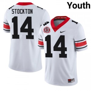 White Gunner Stockton #14 Georgia Youth Football 1980 National Champions 40th Anniversary Gameday Jersey | NCAA Official Look 75847902