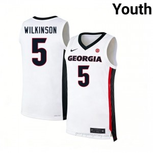 #5 Jeremiah Wilkinson White Dawgs Youth Stitched Jersey | Exclusive Hoops Apparel 17217461