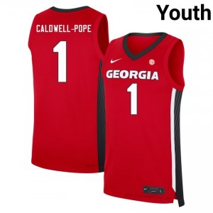 Kentavious Caldwell-Pope #1 Red UGA Youth Basketball Jersey | Premium Stitched Edition 47858134