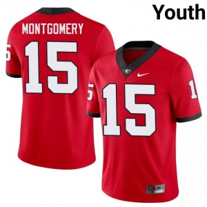 #15 Ryan Montgomery Red Georgia Bulldogs Youth Stitched High School Jersey | Exclusive Football Apparel 17229505