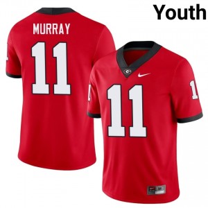 #11 Aaron Murray Red Georgia Bulldogs Youth Stitched High School Jersey | Exclusive Football Apparel 87846080