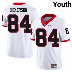 White Dallas Dickerson #84 UGA Bulldogs Youth Football Gameday Jersey | NCAA Official Look 92663301