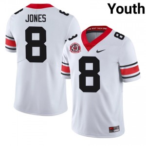 White Demello Jones #8 Georgia Youth Football 1980 National Champions 40th Anniversary Gameday Jersey | NCAA Official Look 95053274