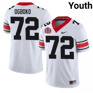 White Ekene Ogboko #72 Georgia Youth Football 1980 National Champions 40th Anniversary Gameday Jersey | NCAA Official Look 92457528