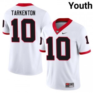 #10 Fran Tarkenton White UGA Bulldogs Youth Stitched College Jersey | Exclusive Football Apparel 39226181