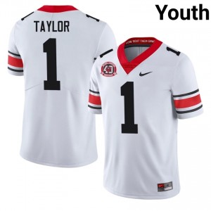 White Talyn Taylor #1 Georgia Youth Football 1980 National Champions 40th Anniversary Gameday Jersey | NCAA Official Look 89378343