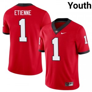 Georgia Bulldogs Trevor Etienne #1 Jersey | Collegiate Red Youth Football Uniform 73006732