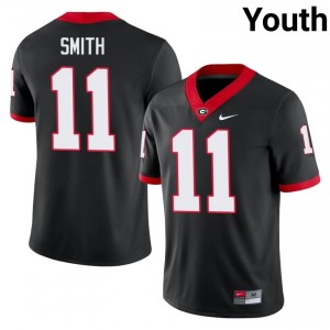 UGA Arian Smith #11 Jersey | Collegiate Black Youth Football Uniform 79989360