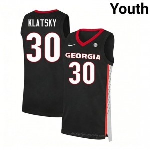 Black Brandon Klatsky #30 Dawgs Youth Basketball Gameday Jersey | NCAA Official Look 16160875