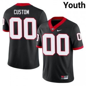 Custom #00 Black UGA Youth Football University Jersey | Premium Stitched Edition 70944122