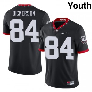 #84 Dallas Dickerson Black Dawgs Mascot 100th Anniversary Youth Stitched Player Jersey | Exclusive Football Apparel 29522921