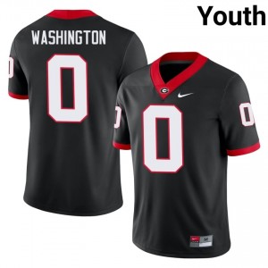 UGA Darnell Washington #0 Jersey | Collegiate Black Youth Football Uniform 12569167