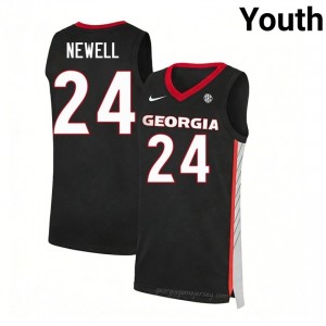 Black Jaden Newell #24 Georgia Bulldogs Youth Basketball Gameday Jersey | NCAA Official Look 62706302