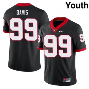 Black Jordan Davis #99 UGA Youth Football Gameday Jersey | NCAA Official Look 37694195