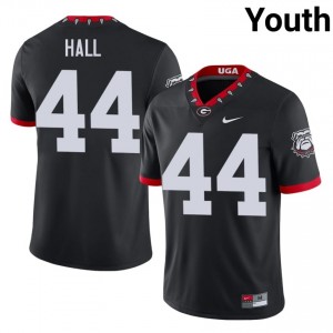 #44 Jordan Hall Black Dawgs Mascot 100th Anniversary Youth Stitched Player Jersey | Exclusive Football Apparel 64522863
