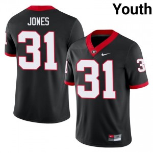Black Kyron Jones #31 UGA Youth Football Gameday Jersey | NCAA Official Look 54119419