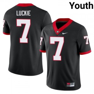 Black Lawson Luckie #7 UGA Youth Football Gameday Jersey | NCAA Official Look 73765149