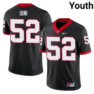 #52 Michael Uini Black UGA Youth Stitched University Jersey | Exclusive Football Apparel 16247852