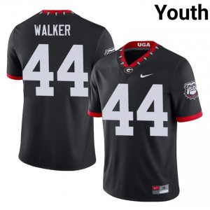 Dawgs Travon Walker #44 Mascot 100th Anniversary Jersey | Collegiate Black Youth Football Uniform 74953907
